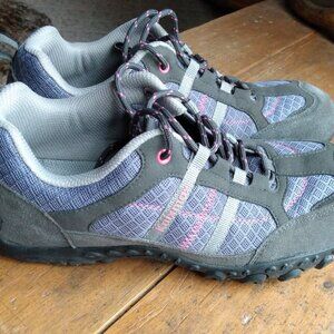 Knixmax Women's 10 Lightweight Trail Hiking Shoes AMO33 Gray/Blue/Pink 41 euro